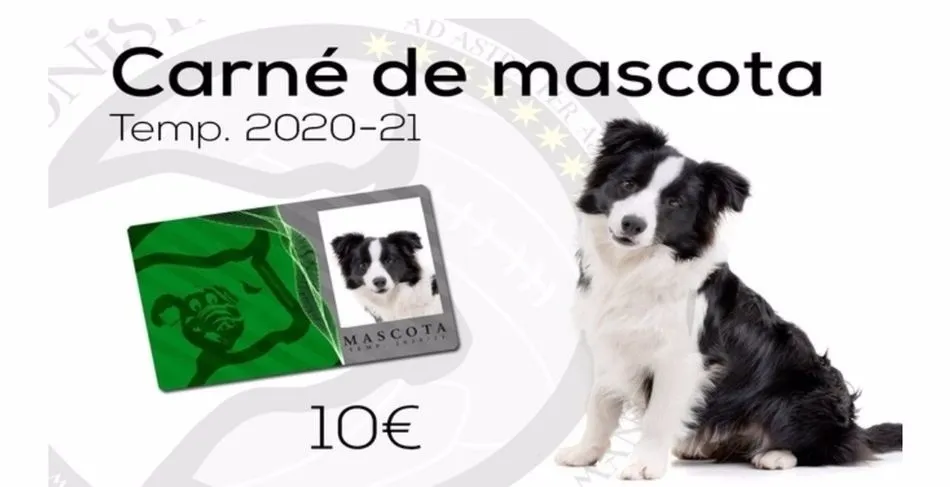 Imagen del carné de mascota de Unionistas de Salamanca