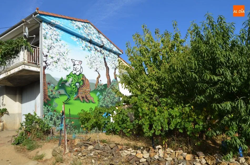 Foto 10 - Graffitibuey, un museo de arte urbano en la Salamanca rural