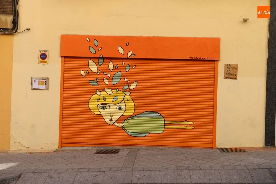 Foto 6 - Elena Hidalgo triunfa en el concurso de pintura urbana del Barrio del Oeste