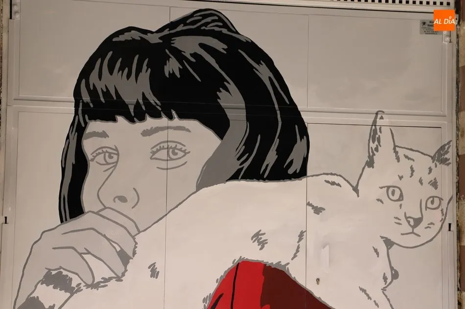 Foto 4 - Elena Hidalgo triunfa en el concurso de pintura urbana del Barrio del Oeste