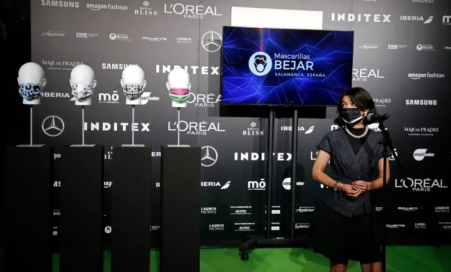 Presentación de los nuevos diseños de Mascarillas Béjar en la 72º edición de Mercedes-Benz Fashion Week Madrid
