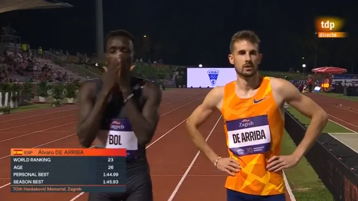 Álvaro de Arriba firma su mejor marca personal del año en una carrera de alta exigencia en Zagreb ...
