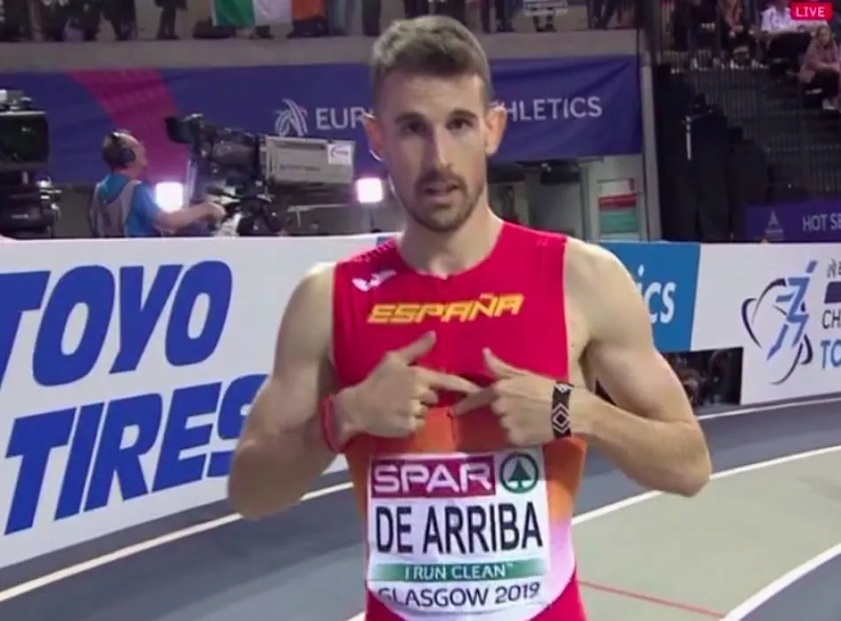 De Arriba, en una prueba