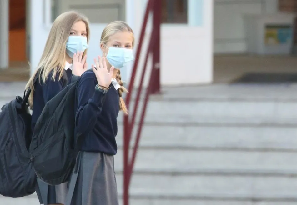 Leonor, Princesa de Asturias, junto a su hermana la Infanta Sofía. Foto: EP