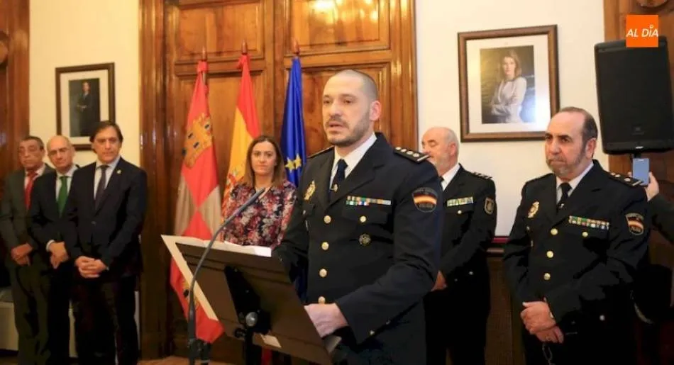 Luis Jesús Esteban Lezaún, comisario jefe provincial del Cuerpo Nacional de Policía en Salamanca