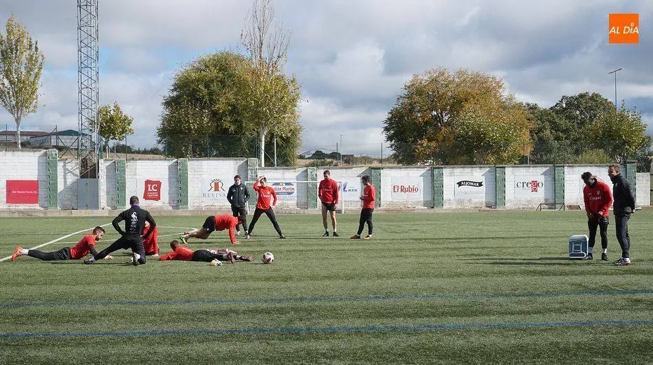 Un entrenamiento del Guijuelo