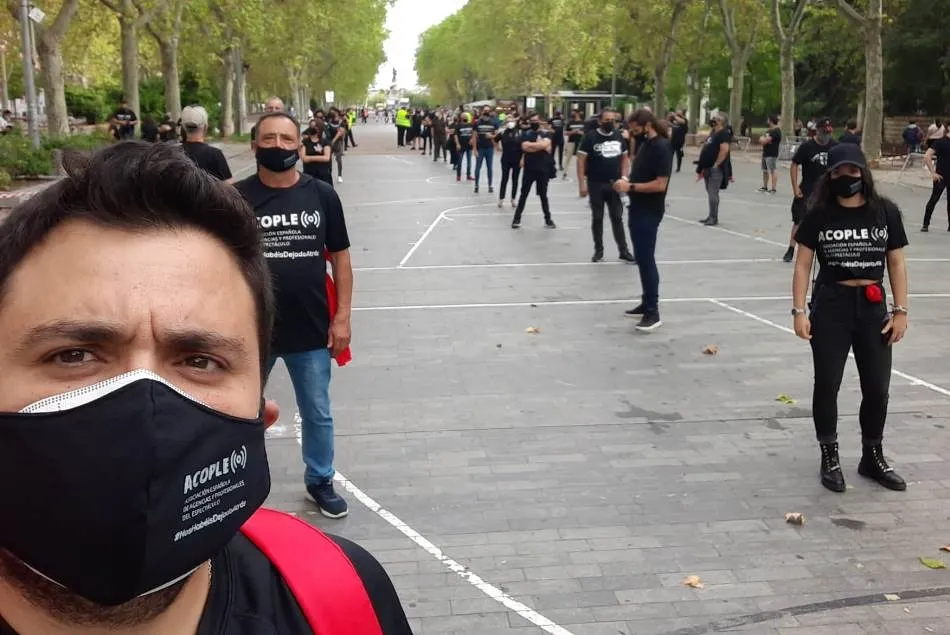 Foto 4 - M&uacute;sicos de Ciudad Rodrigo participan en Valladolid en la manifestaci&oacute;n en defensa de la cultura  