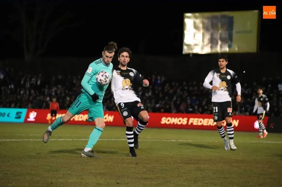 Bale, justo antes de marcar a Unionistas / Lydia González