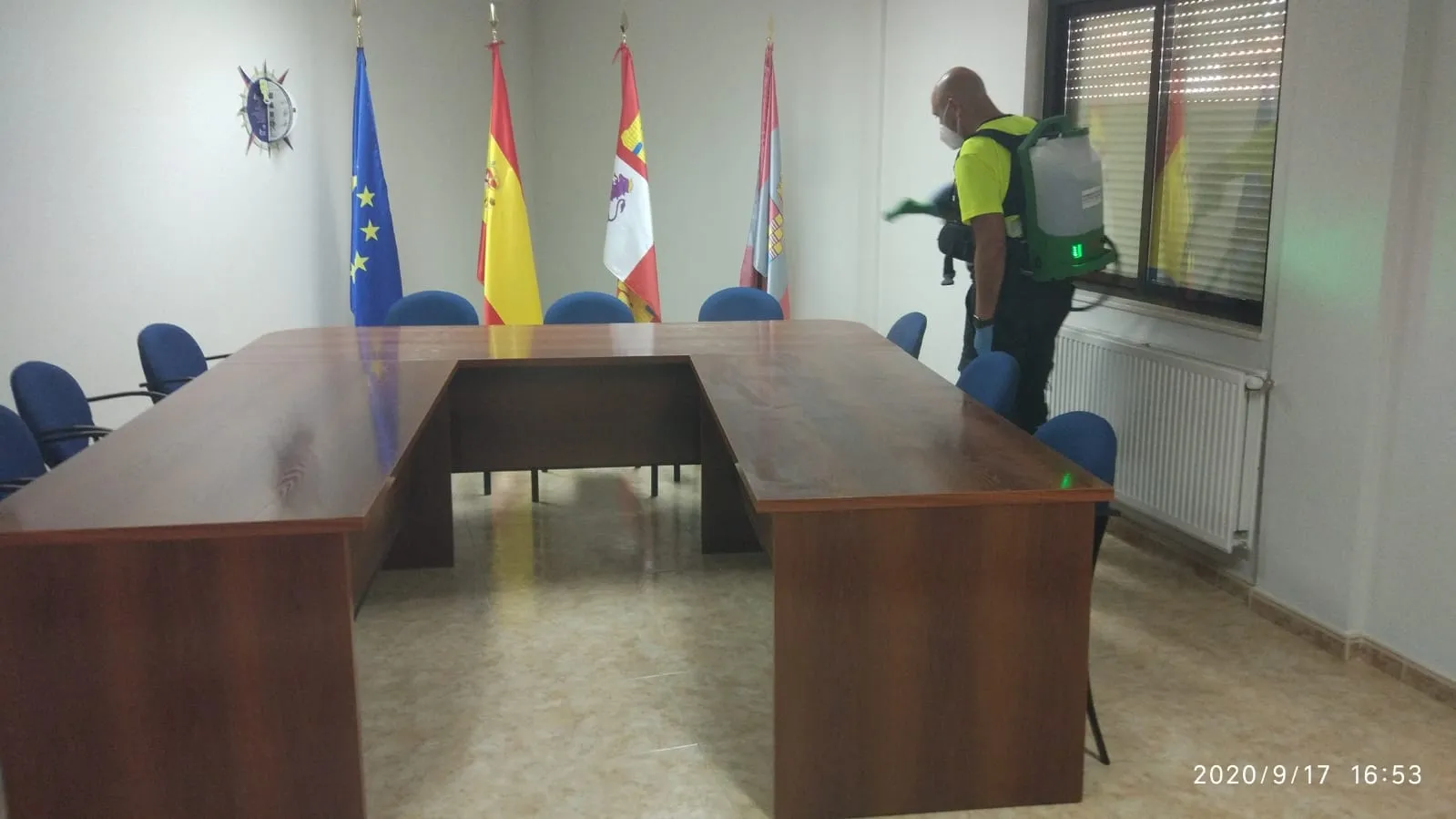 Foto 2 - Tratamiento diferente al tradicional en las instalaciones municipales de Villoruela