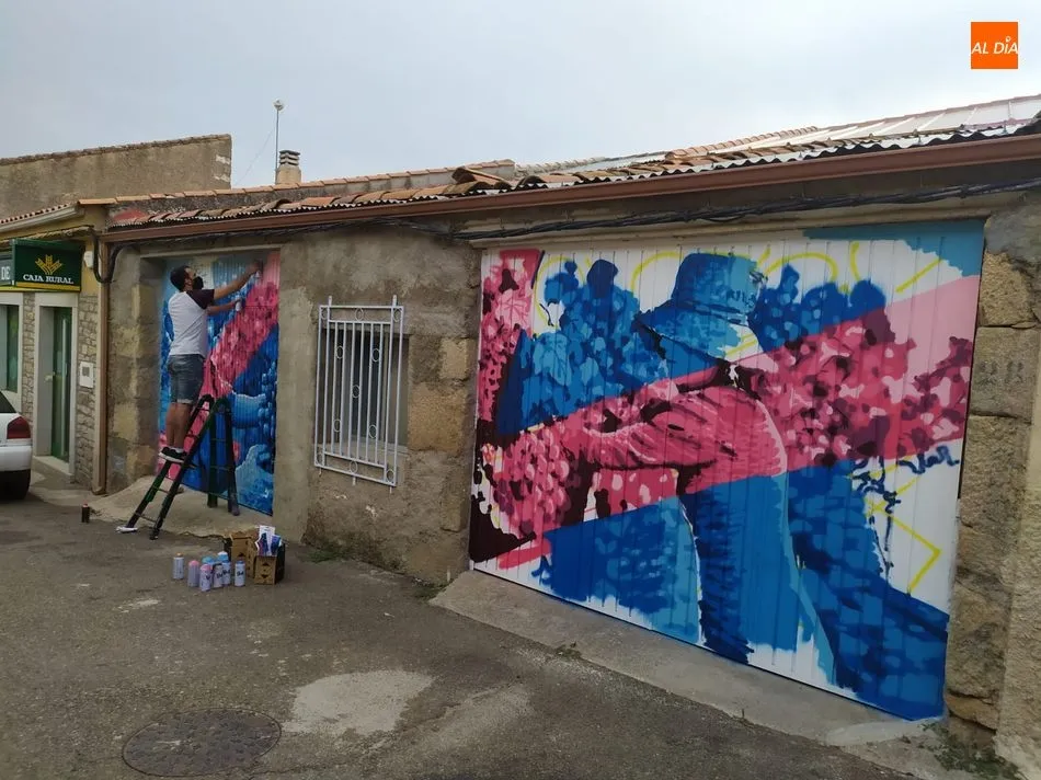 Foto 6 - El artista Eneko Azpiroz pone el broche a la cuarta edici&oacute;n de EnPere&ntilde;Arte  