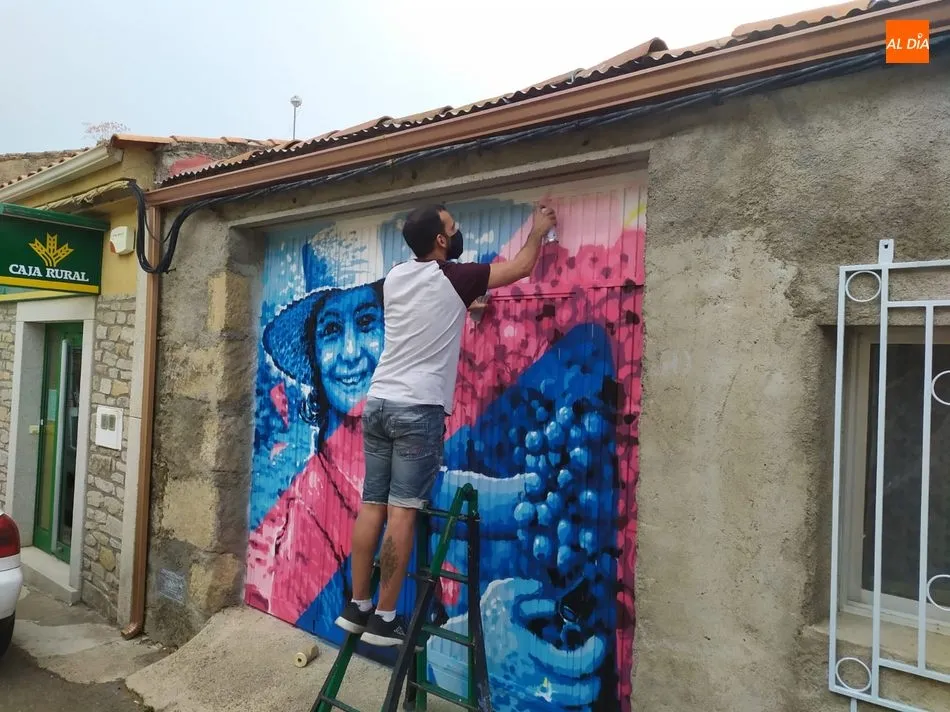 Foto 5 - El artista Eneko Azpiroz pone el broche a la cuarta edici&oacute;n de EnPere&ntilde;Arte  