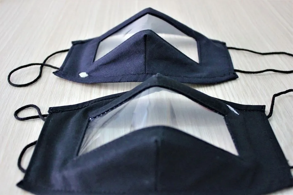 Mascarillas transparentes para personas sordas. Foto: EP