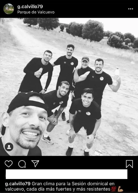 Imagen subida por Calvillo a su cuenta de Instagram