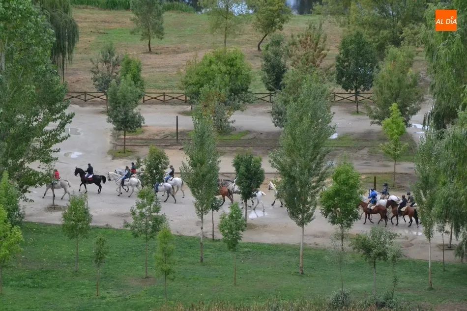 Foto 3 - Un grupo de 24 equinos evocan con la Ruta de Wellington el esp&iacute;ritu de la suspendida Feria del...