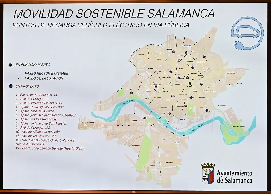 Foto 3 - Salamanca contar&aacute; con diez nuevos puntos de recarga para veh&iacute;culos el&eacute;ctricos