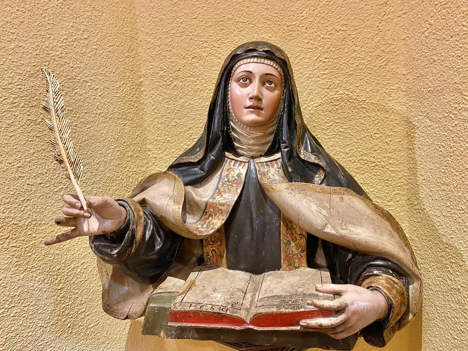Escultura de Santa Teresa que estará presente en la muestra