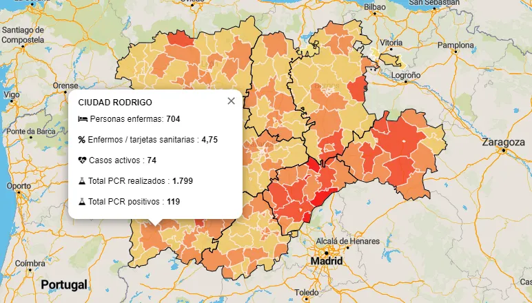 Las estadísticas recogen 2 nuevos positivos cuando se alcanzan los 3.333 tests realizados  