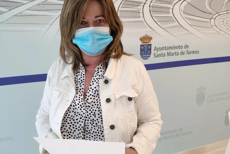 La concejala Esther Casado durante la presentación del programa Conciliamos