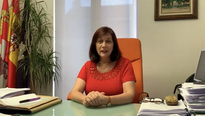 La alcaldesa de Peñaranda, Carmen Ávila de Manueles