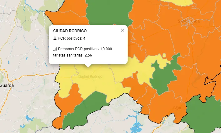 Mala jornada con 10 nuevos positivos por PCR en la comarca mirobrigense  