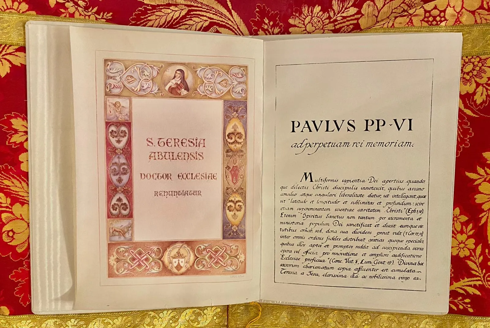 Proclamación de Santa Teresa de Jesús como Doctora de la Iglesia