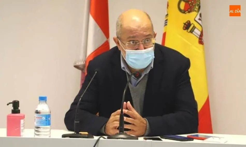 Rueda de prensa del vicepresidente y portavoz de la Junta de Castilla y León, Francisco Igea, en Salamanca. Foto de Lydia González