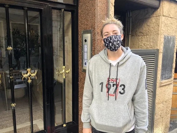 Katie Lou, en Salamanca / @CBAvenida