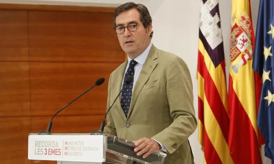 El presidente de la CEOE, Antonio Garamendi. Foto de  Isaac Buj - EP