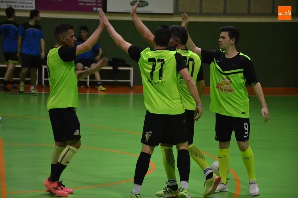 Imagen del último partido que se pudo disputar la temporada pasada del Trofeo Diputación