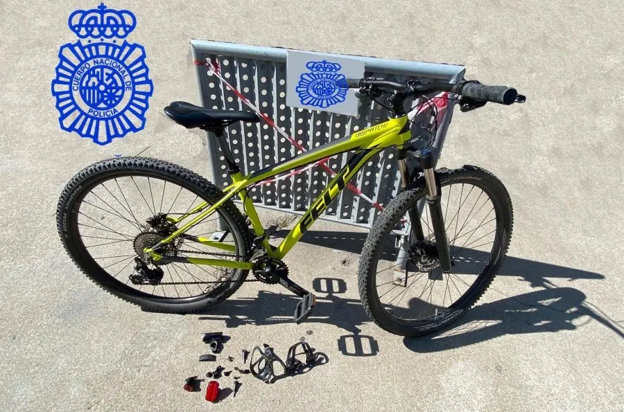 Bicicleta robada y que la Policía ha recuperado