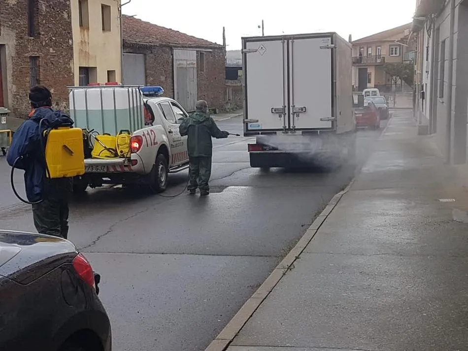 El Ayuntamiento de Guijuelo retoma la desinfección de calles