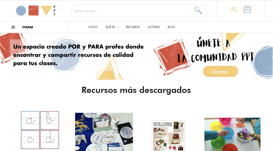 Foto 3 - Nace Profes Papel Tijera, la nueva plataforma de recursos educativos de profes y para profes  
