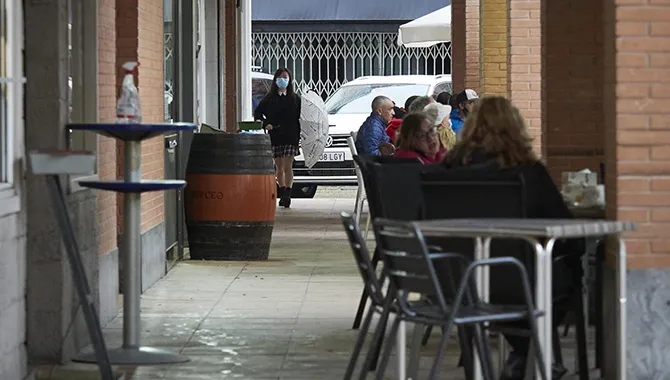 Establecimiento con terraza hoy en España