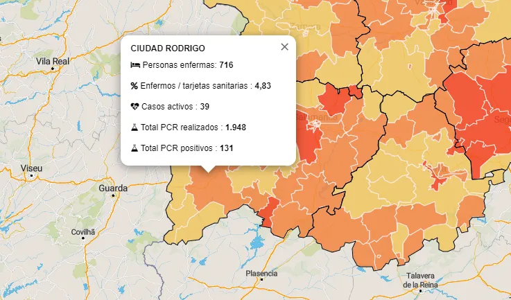 La Zona de Ciudad Rodrigo abre brecha en una jornada con 4 positivos más en el global de la...