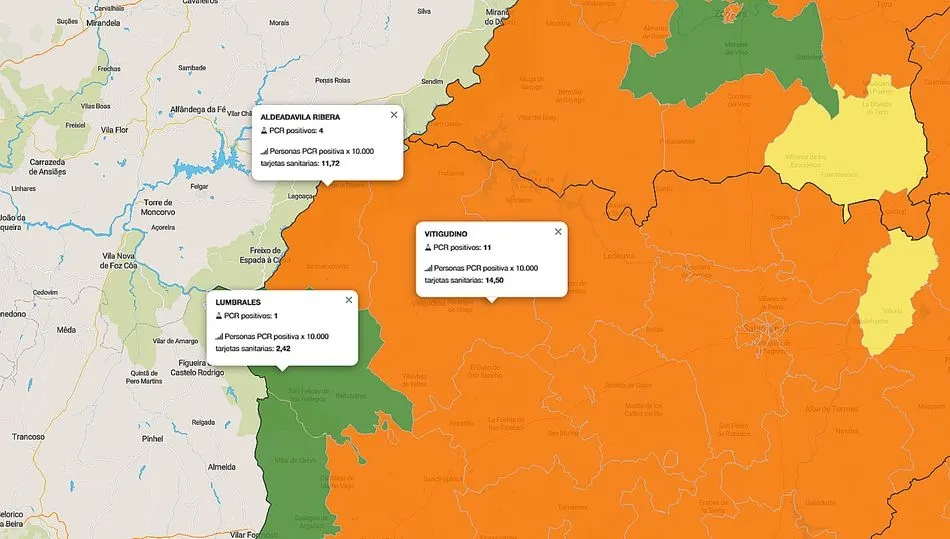 Positivos en los últimos 7 días