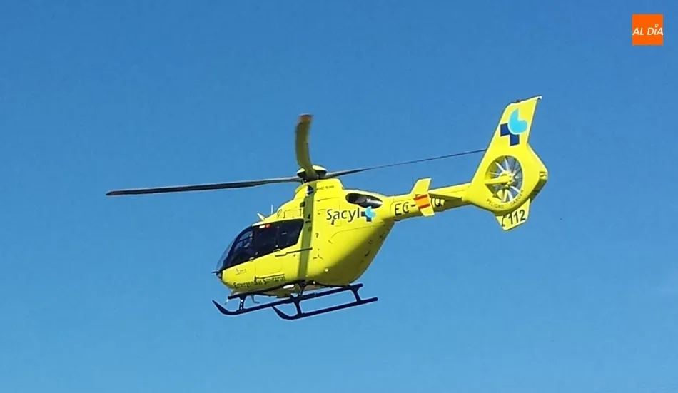 Foto 2 - Herido un hombre de 76 a&ntilde;os tras salirse de la v&iacute;a su veh&iacute;culo en San Esteban de la Sierra&nbsp;