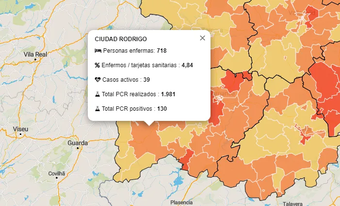 Jornada favorable para la comarca con mínimos cambios en las estadísticas  