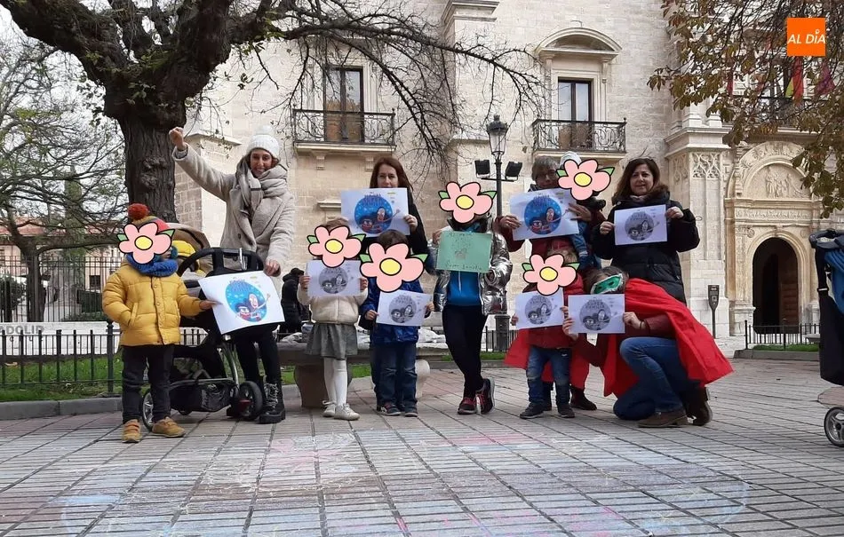 La Asociación Madres Solteras por Elección de Castilla y León en una de las iniciativas para dar visibilidad a las familias monoparentales