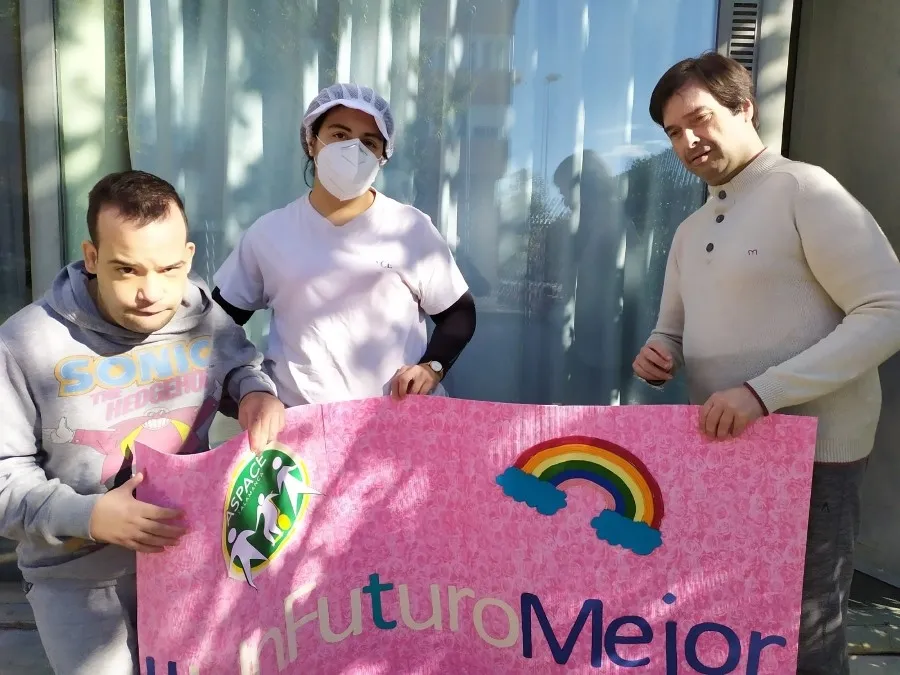 Foto 3 - Personas con par&aacute;lisis cerebral de Salamanca reivincidican sus derechos