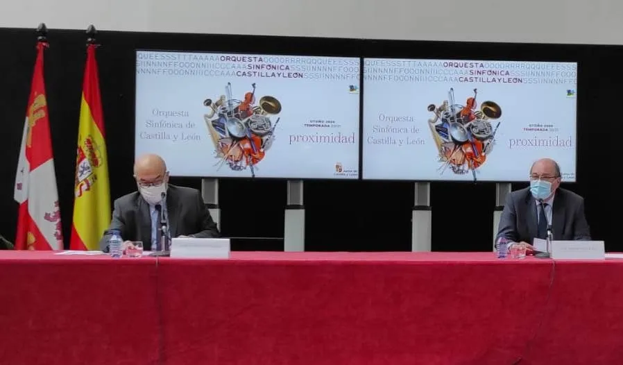 Presentación de esta gira que remarca de nuevo el compromiso social de la Orquesta y a impulsar su labor como eje de vertebración cultural y territorial en Castilla y León