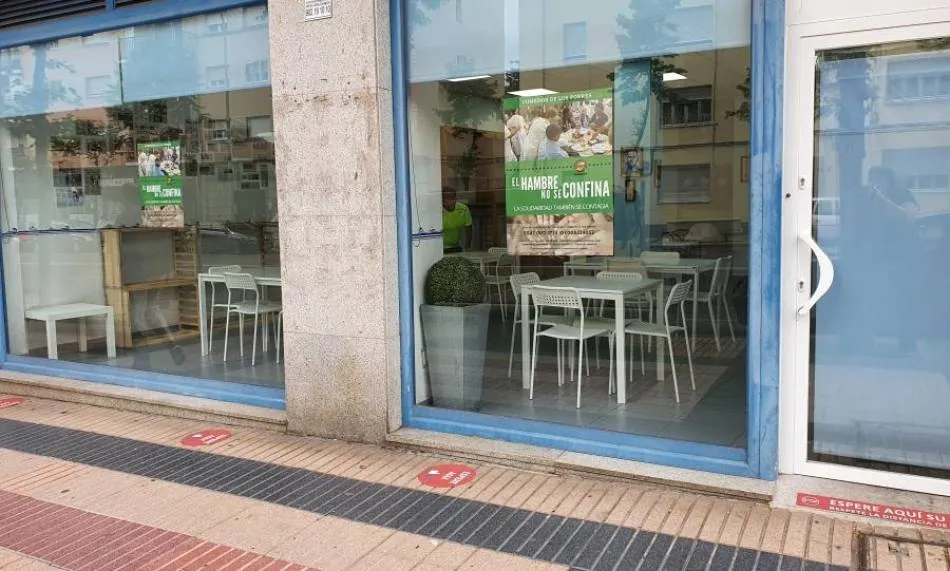 Nuevo local del Comedor de los Pobres en el paseo de la Estación