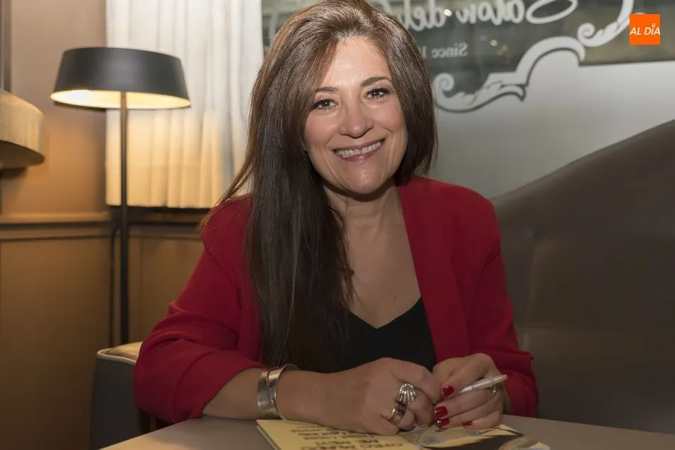 Lorena García en una entrevista para SALAMANCA AL DÍA | Fotos: Carmen Borrego