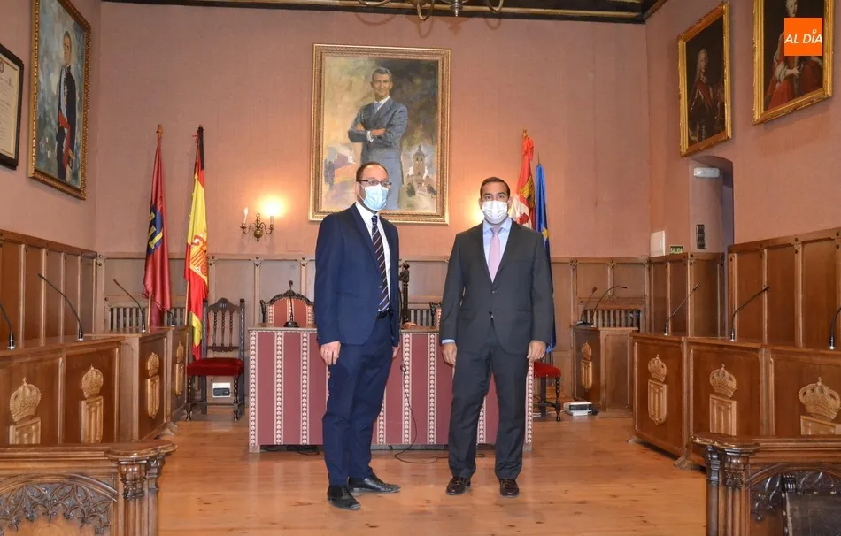 El delegado territorial de la Junta de Castilla y León visita Ciudad Rodrigo  