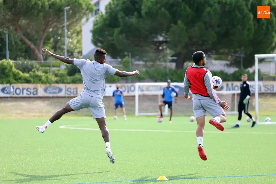 Un entrenamiento del Salamanca UDS