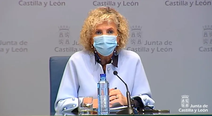 Rueda de prensa de la consejera de Sanidad, Verónica Casado