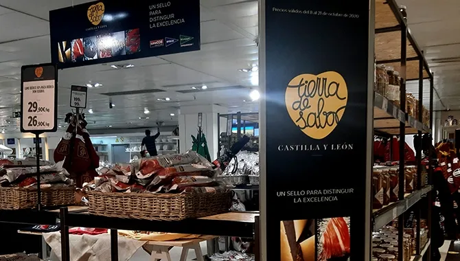 Espacio promocional Tierra de Sabor en el Corte Ingles