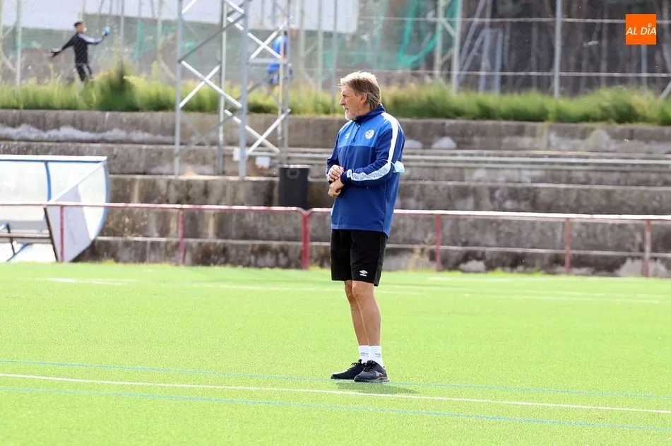 Egea, durante una sesión del Salamanca UDS, en el Tori
