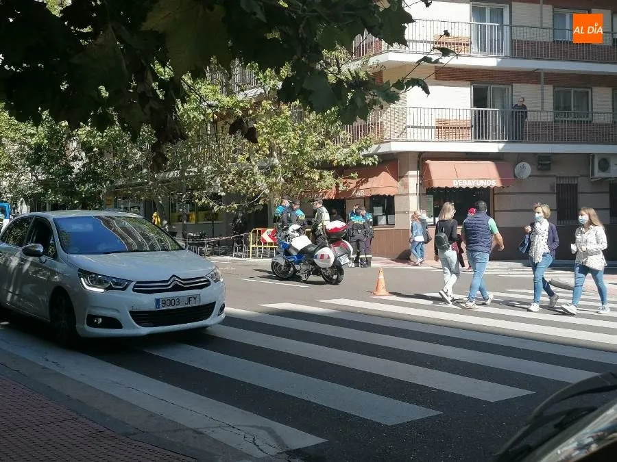 Foto 2 - Atropellada por un autob&uacute;s urbano en la avenida de Villamayor