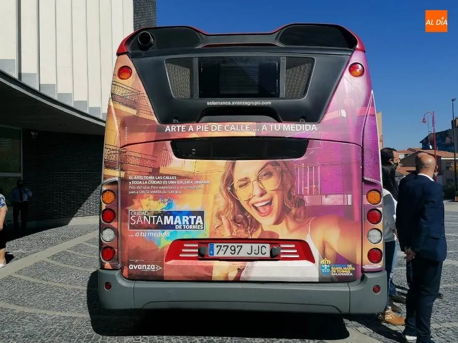 Foto 6 - El Grupo Avanza promocionar&aacute; Santa Marta de Tormes en uno de sus autobuses