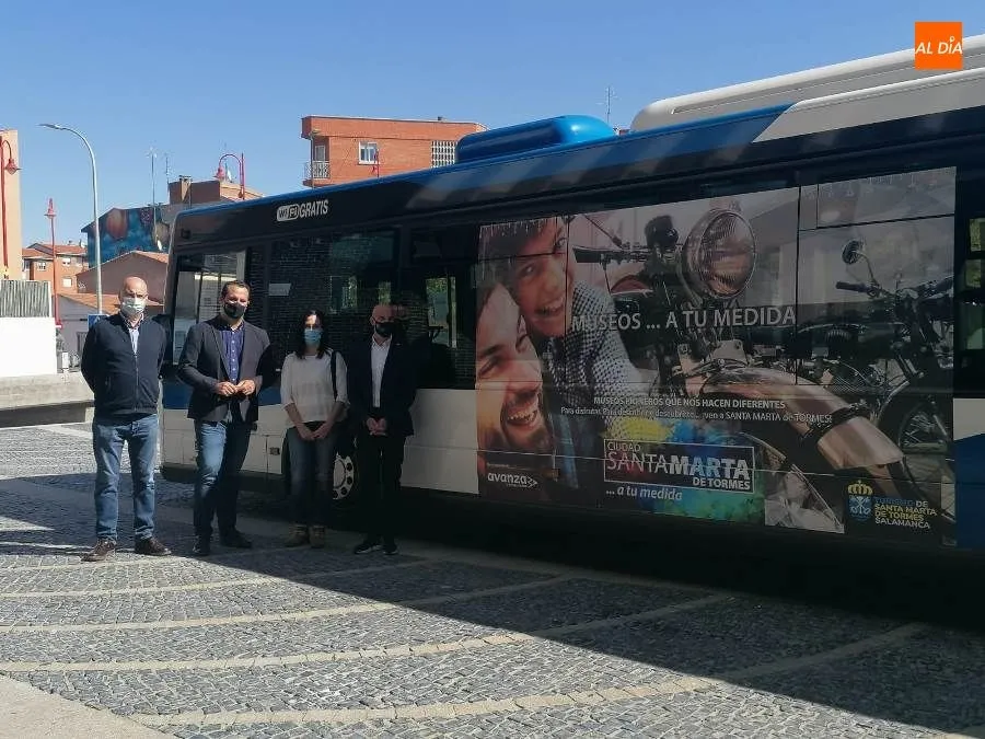 Foto 5 - El Grupo Avanza promocionar&aacute; Santa Marta de Tormes en uno de sus autobuses
